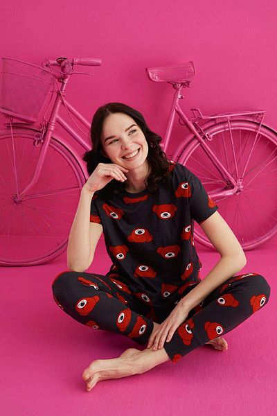 ELİZ HOMEWEAR Set de lenjerie de dormit confortabil din bumbac