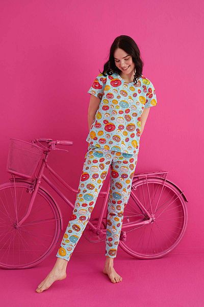 ELİZ HOMEWEAR Cotton Comfortable Pajama Set
