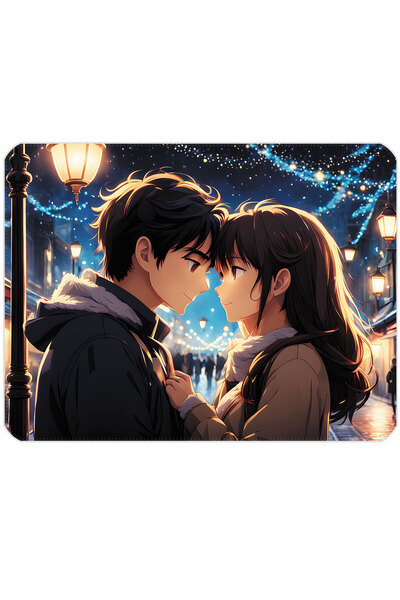 ilyuka 40X30cm Gaming Oyuncu Mousepad Kaymaz Kauçuk Taban Dikişli Kenar Anime...