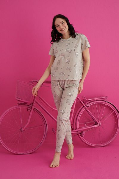ELİZ HOMEWEAR Cotton Comfortable Pajama Set