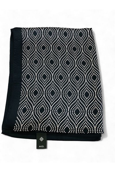 Akel Σάλι Alfa Silk με σχέδιο 75x185