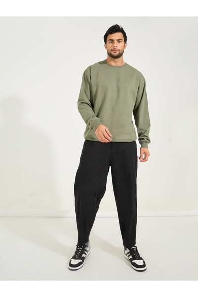 Styli Relaxed Fit Cotton Terry Sweatshirt
