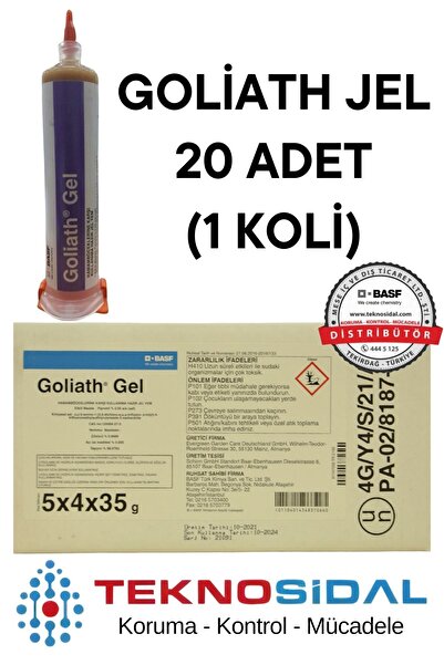 BASF Goliath Hamam Böceği Jeli 1koli 20x35g | Distribütör Garantili | Orijinal Ürün