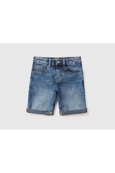 Benetton شورت جينز للأولاد