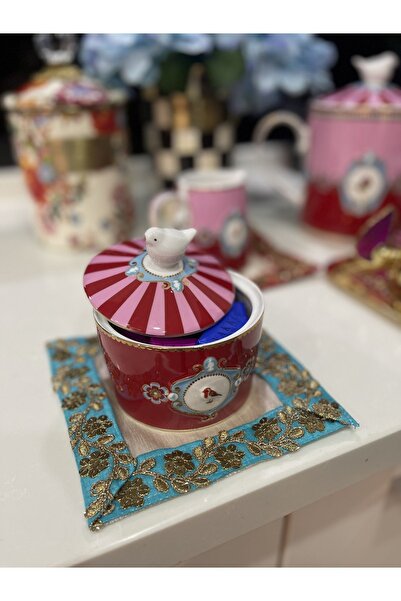 ELİTHOMEDEKOR Pip Studio Uyumlu Mavi Kokteyl Peçete 2’li