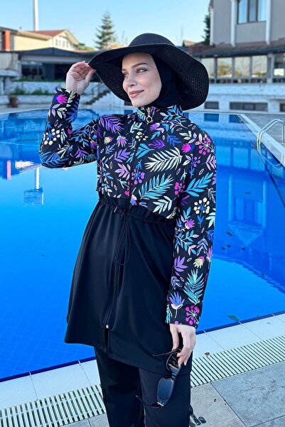 REMSA Woven Hijab Swimsuit - Full Covered T244-249