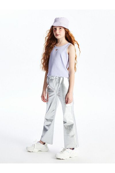 LC Waikiki LCW Kids - Girl's Hologram Detailed Elastic Waist Pants