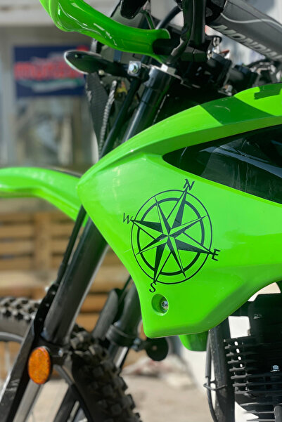 Banxtre Araba-Motor-Pickup için Arazi Stili Siyah Pusula Sticker Offroad Stic...