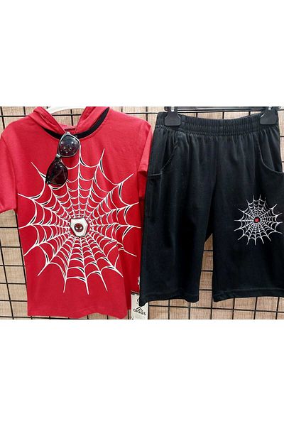 Gigas Hooded Masked Spiderman Set