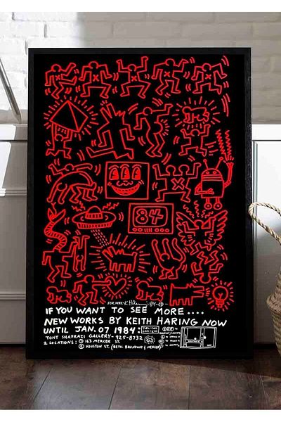 Taranist Χάρτινη αφίσα Keith Haring