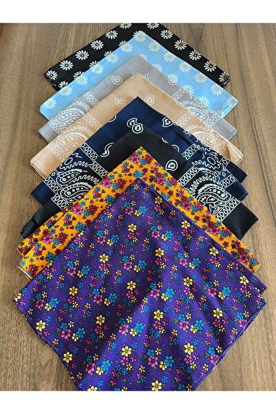 Gülerbandana by yunus güler Etnik desen bandana seti 8’li