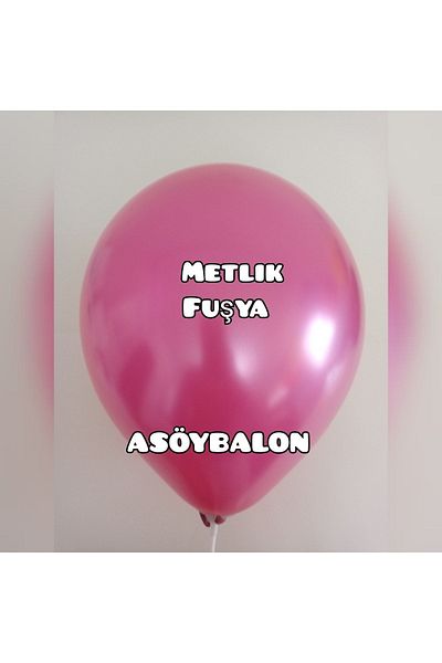 asöy Metallic Fuchsia Chrome Gold - Balloon Chain
