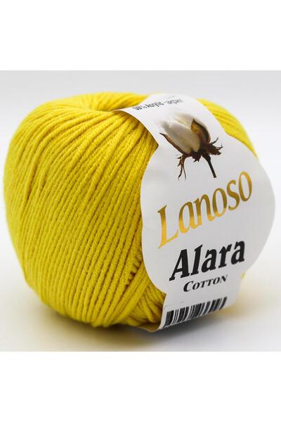 Lanoso Yellow Alara Hand Knitting Yarn - 979