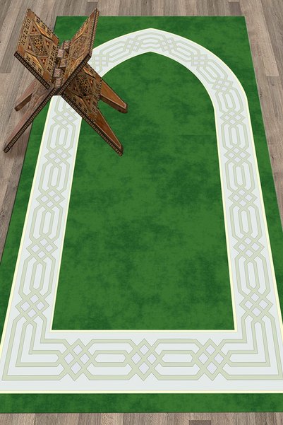 EY HOME Digital Printed Washable Simple and Stylish Prayer Rug 70X130 cm