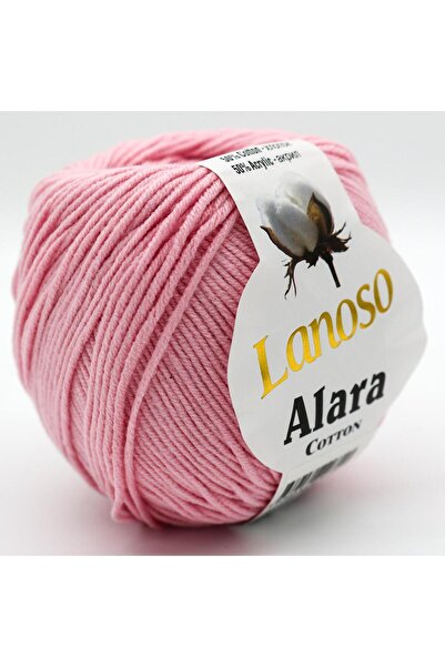 Lanoso Alara El Örgü İpliği - 932 Pembe -