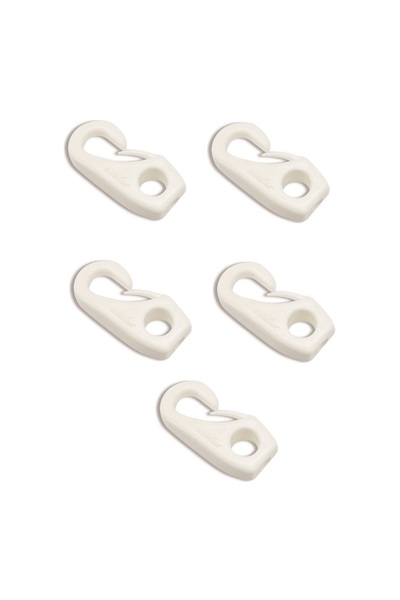 Sealux 5 Adet Plastik Kanca. Halat Klipsi. 4mm. Klips Halat Kancası