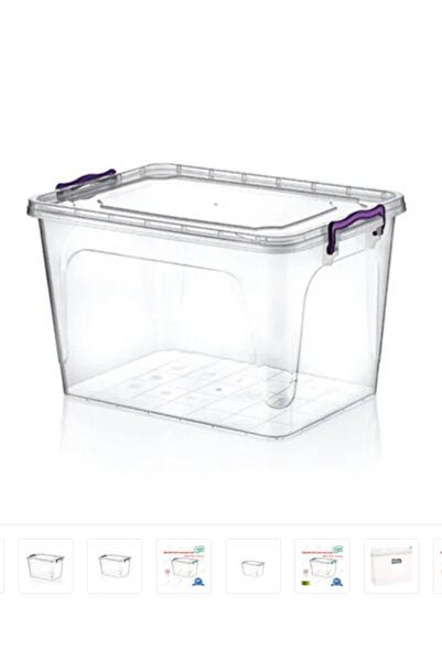 HOBBY LİFE صندوق تخزين بلاستيك متعدد الألوان سعة 30 لتر من Hobby Life - حاوية تخزين مستطيلة