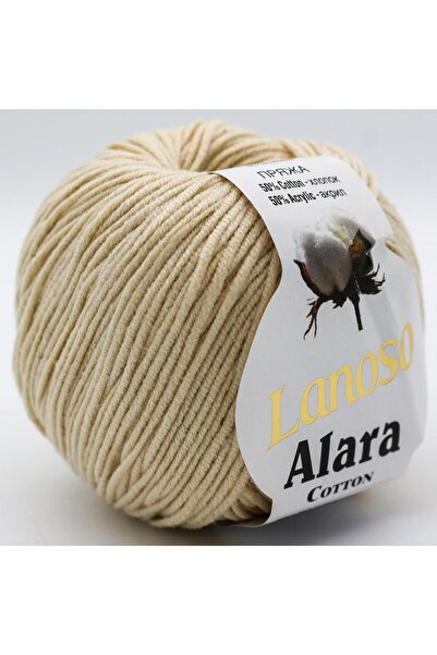 Lanoso Alara El Örgü İpliği - 1901 Bej -