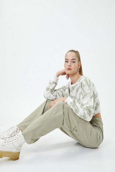 Koton Khaki-Jeans für Damen