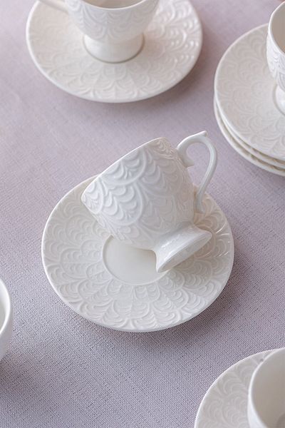İSTANBUL PORSELEN Mübrem 6-Person Coffee Cup Set