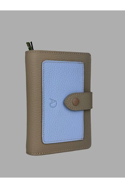 Ahıska Deri Дамски кожен портфейл Ahiska с отделение за монети, цветен, 60042
