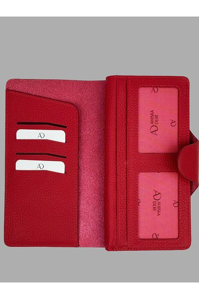 Ahıska Deri 2004 Model Unisex Multi-Card Wallet