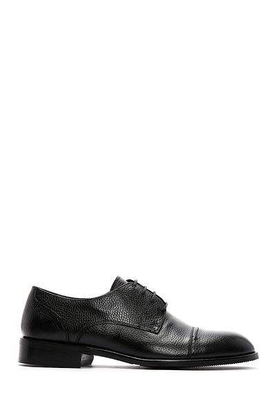 Derimod Black Leather Men's Classic Shoes - 23wfd6847ft