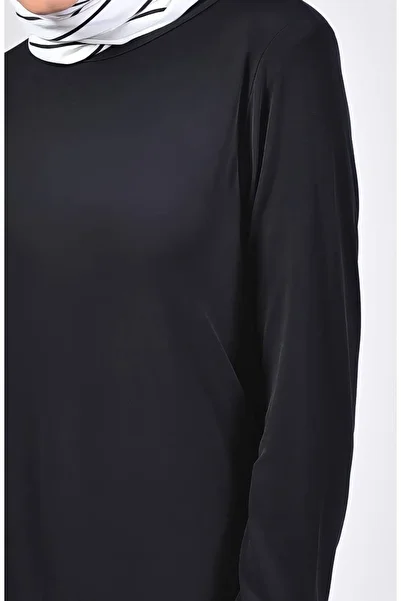 Şahane Sandy Long Sleeve Underwear Size XL Black Dress