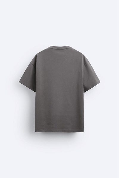 The Champ Clothing Ανδρικό μπλουζάκι Oversize Smoked - Signature Printed