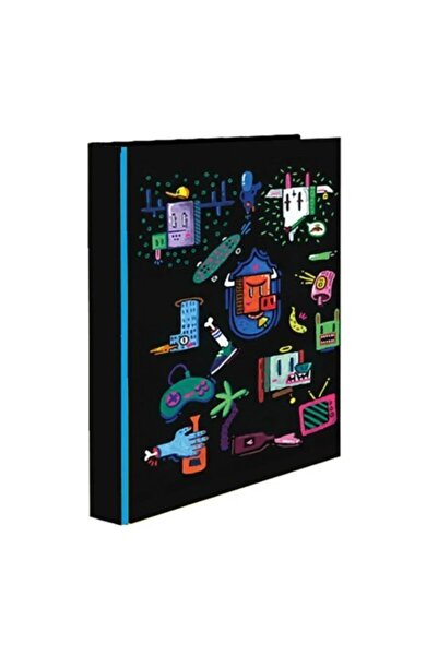 PAKLON مجلد حلقتين للحياة باللون الأسود