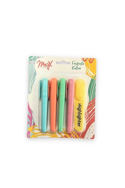 Maxx Pastel Highlighter Marker 6 Colors