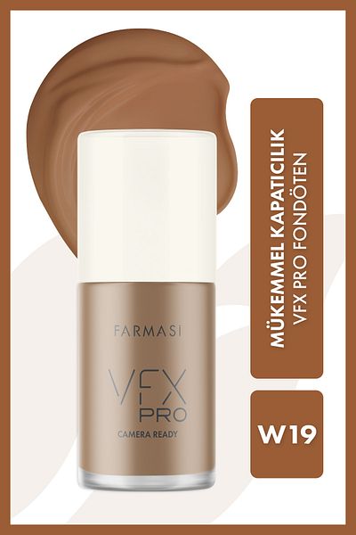 Farmasi Vfx Pro Camera Ready Foundation W19 - 30 ml