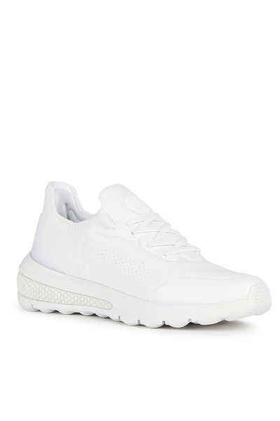 Geox Geox White Trainers Womens Shoes