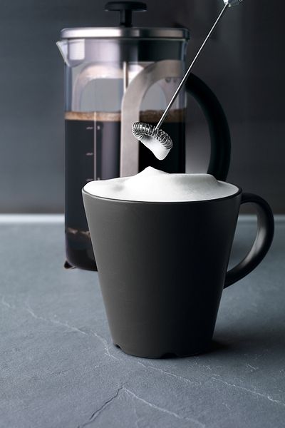 aerolatte White Steam Free Coffee/Milk Frother with Stand