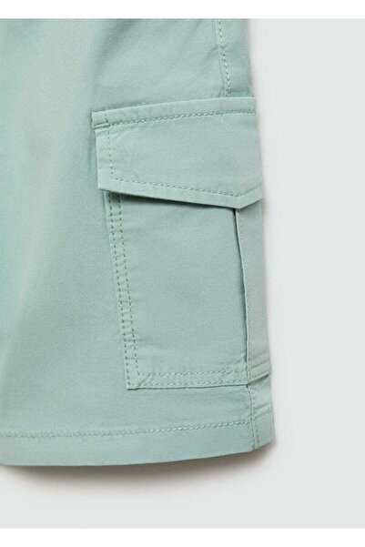 MANGO Kids Kargo cepli bermuda şort