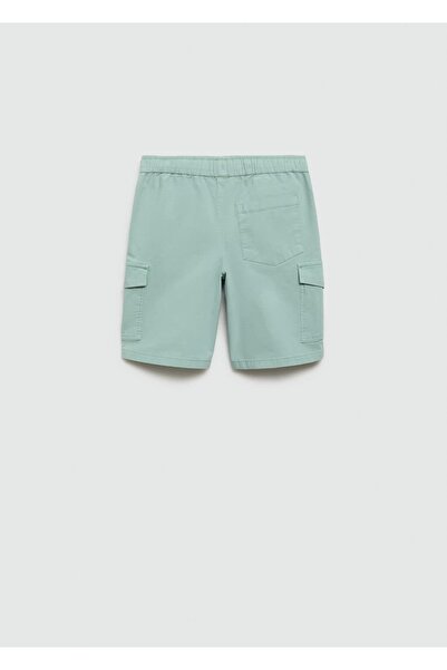 MANGO Kids Kargo cepli bermuda şort