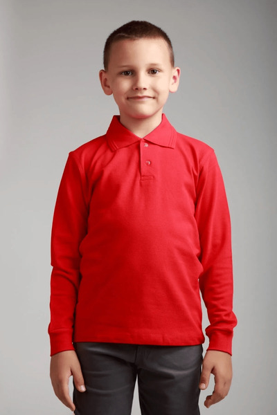 NOBLE STORE Tricou școlar pentru copii Noble Lilac Polo Guler - Bumbac pieptă...