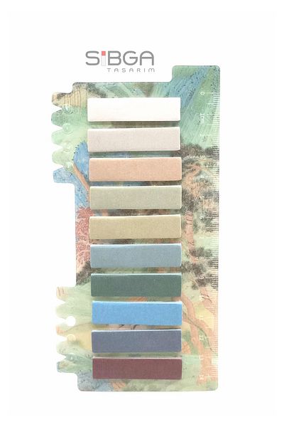 sibga tasarım Color Postit Post-it Post ItBookmark Bookmark Postit Sticker Note Paper Paper Postit 200 Sheets