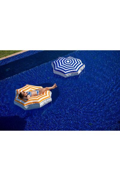 LİVİNGSTORE Umbrella Havuz Pufu | Suya Dayanıklı Dış Mekan Minderi 130x130x20 cm
