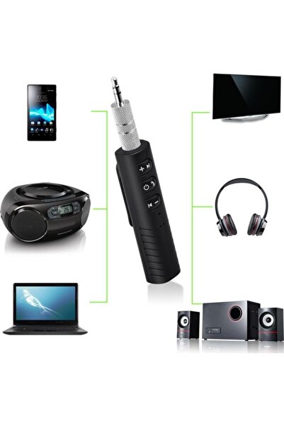 Genel Markalar Bluetooth Receıver Adaptör Kulaklık Hoparlör Aux Bluetooth Çev...