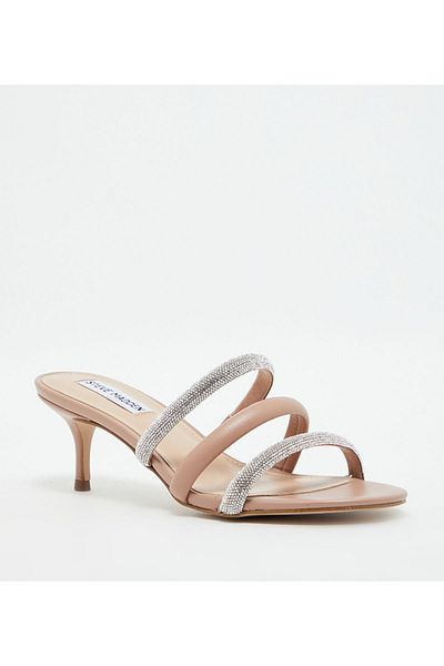 Steve Madden Beige Women's Heeled Sandals Sandals