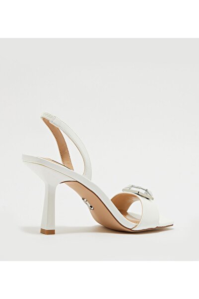 Steve Madden White Women's Heeled Sandals Sandals