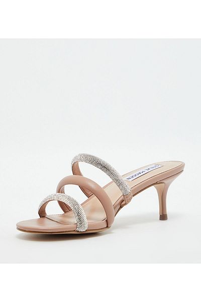 Steve Madden Beige Women's Heeled Sandals Sandals