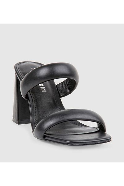 Steve Madden Black Women's Block Heels Sandals