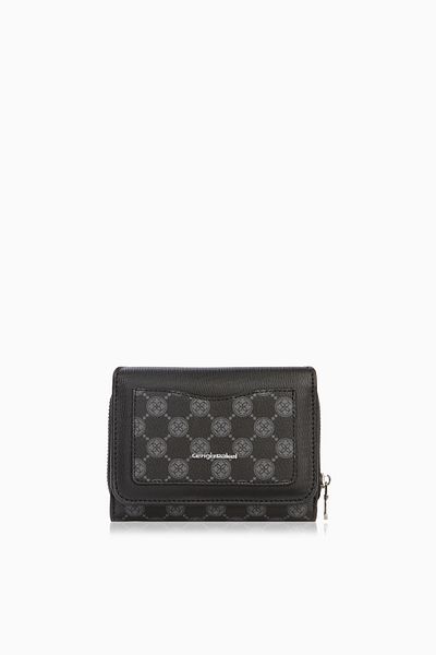 CENGİZ PAKEL Medium Size Women's Monogram Wallet-Portfolio - Cengiz Pakel Black - 65239MP
