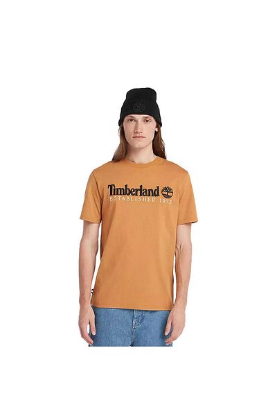 Timberland Πολύχρωμο ανδρικό μπλουζάκι - Κεντημένο λογότυπο, Tb0a6se1p471