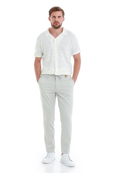 Hatemoğlu Γκρι παντελόνι Jogger με ίσια πλαϊνή τσέπη Dynamic Fit