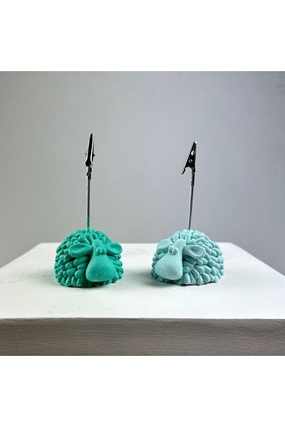 Melouro Lamb Note Holder Set of 2 (Ice Green - Mint)