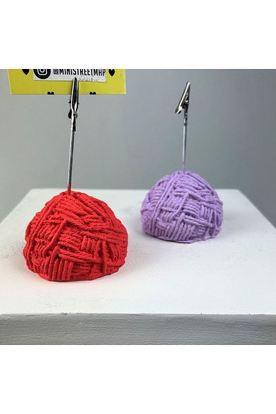 Melouro Ball Tuber Note Holder Set of 2 ( Coral - Lilac )