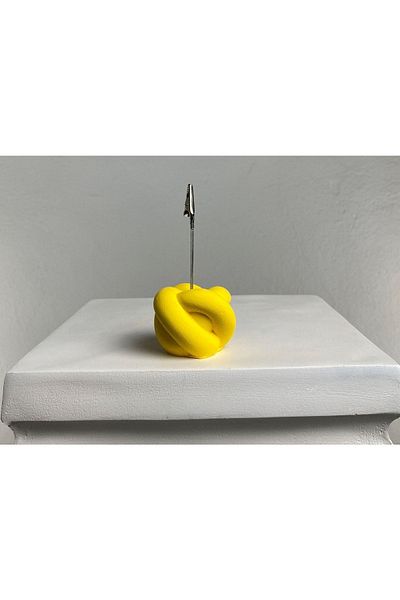 Melouro Yellow Knot Note Holder